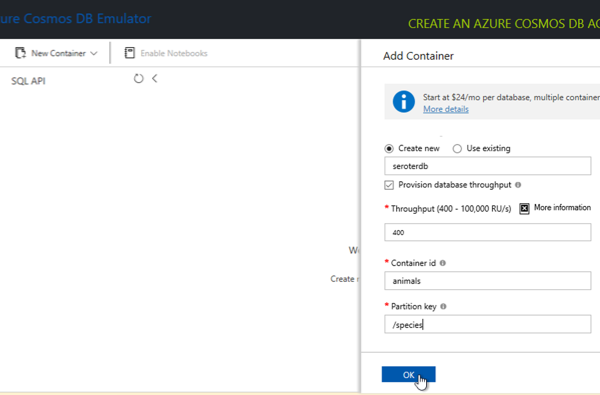 Trying out local emulators for the cloud-native databases from AWS ...